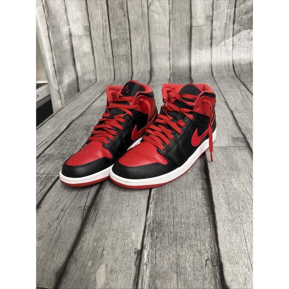 Jordan Other - Air Jordan 1 Mid Alternate Bred-Black/White/Fire Red-SIZE 10 DQ8426-060 EUR 44
